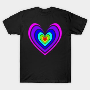 Rosy Heart (Rainbow 1) T-Shirt